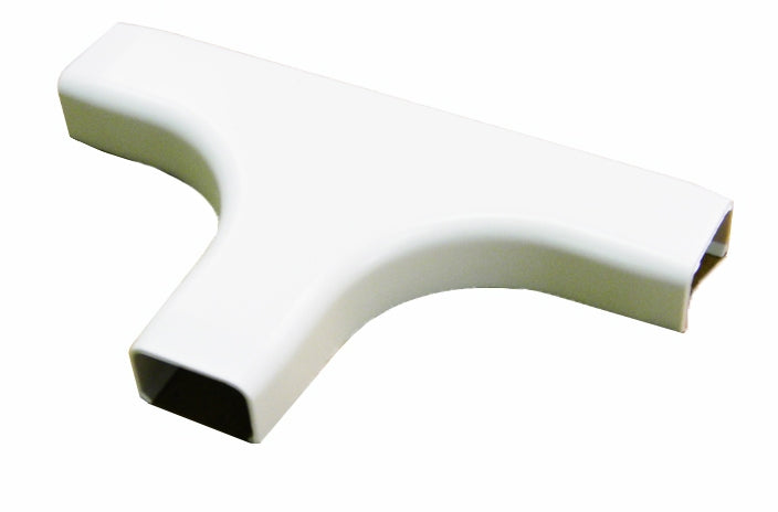 Wire Trak FM3T375-W .75 inch wide x .5 inch high white 3 way tee