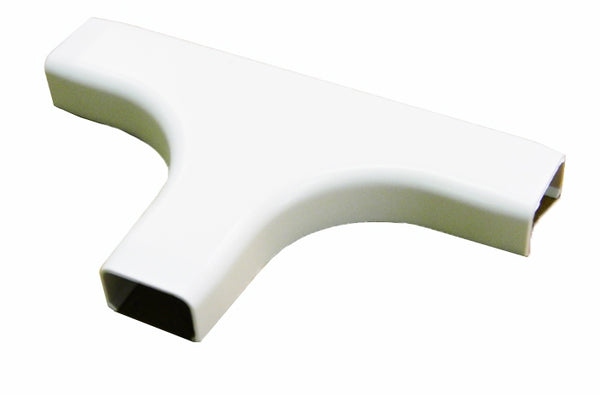 Wire Trak FM3T375-W .75 inch wide x .5 inch high white 3 way tee