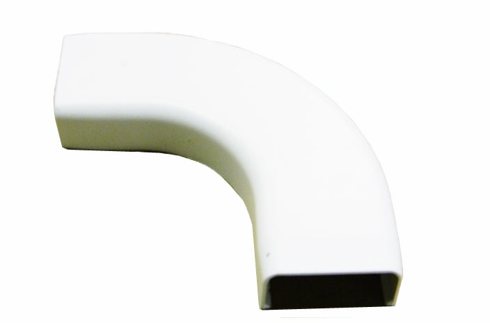 Wire Trak FM90500-W 1 inch wide x .5 inch high white flat elbow