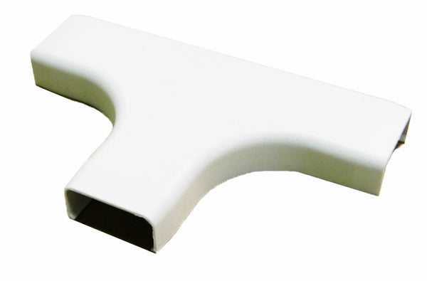 Wire Trak FM3T500-W 1 inch wide x .5 inch high white 3 way tee