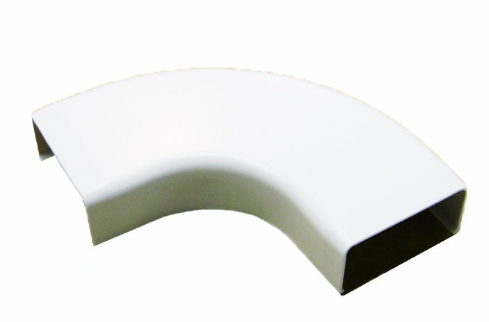 Wire Trak FM901125-W 1.5 inch wide x .75 inch high white flat elbow