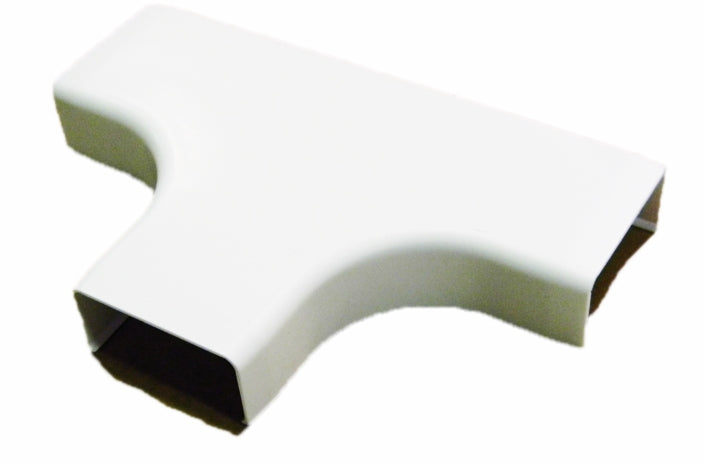 Wire Trak FM3T1125-W 1.5 inch wide x .75 inch high white 3 way tee