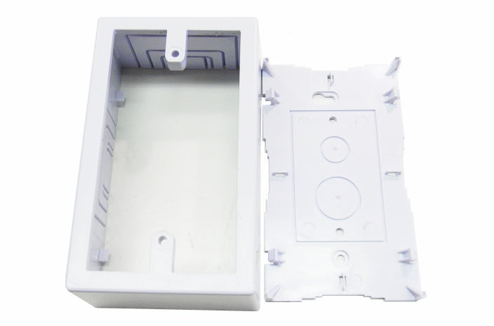 Wire Trak FMJB1W single gang black surface mount box