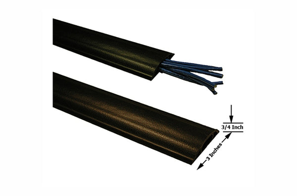 Framtrak FEFG2B6 3 x .75 inch high black floortrak