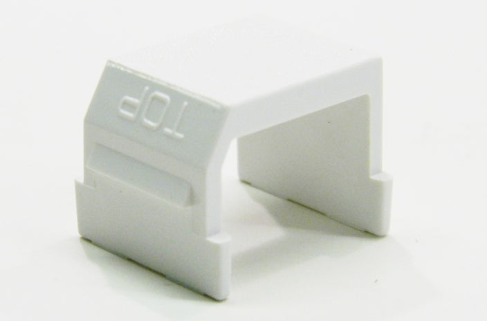 Hubbell SFWG10 white keystone faceplate blank insert 10 pack