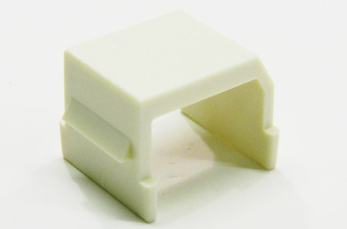 Hubbell SFB10 office white keystone faceplate blank insert 10 pack