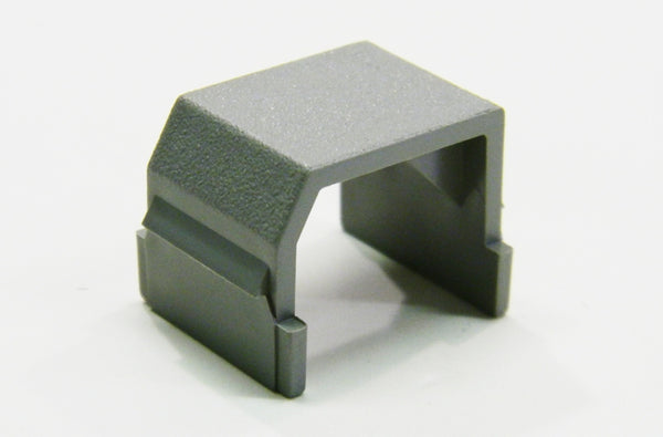 Hubbell SFBG10 grey keystone faceplate blank insert 10 pack