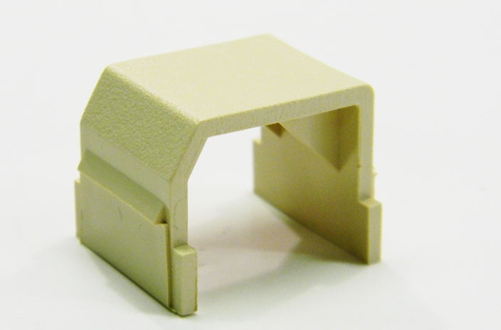 Hubbell SFBI10 ivory keystone faceplate blank insert 10 pack