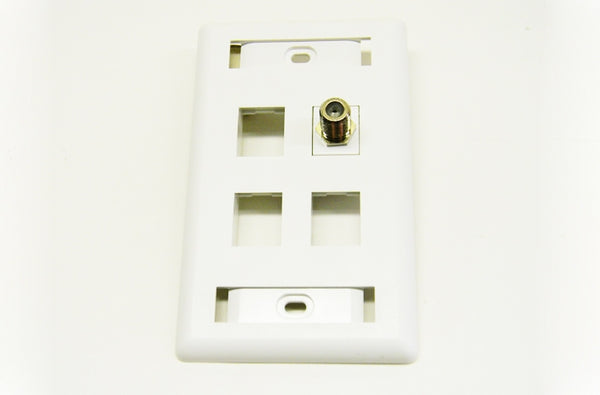 Hubbell SFFWX F-type white female to female coupler