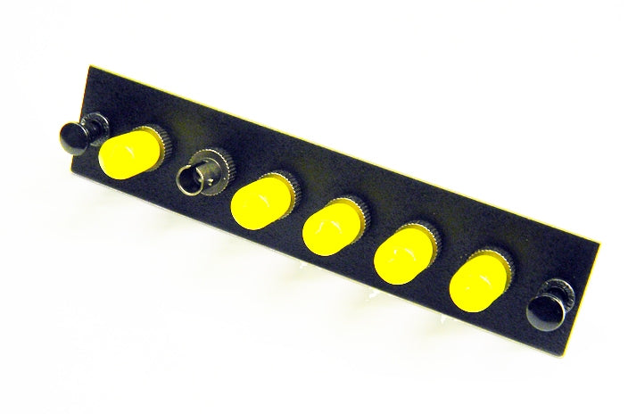 Hubbell FSPST6 fiber optic ST 6 port adapter panel