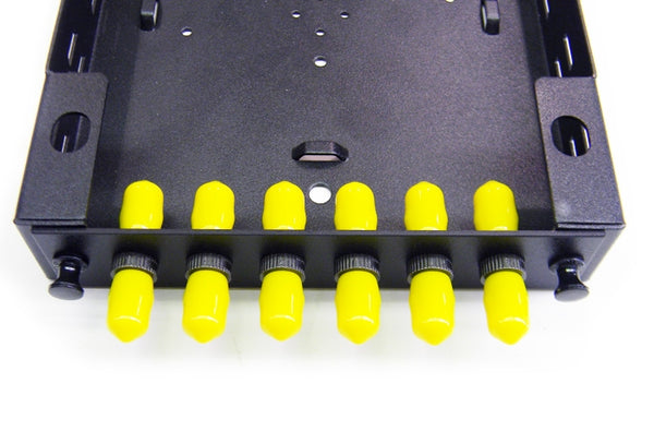 Hubbell FSPST6 fiber optic ST 6 port adapter panel