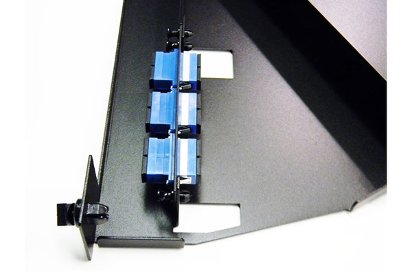Hubbell FPR3SP 1U 3 slot fiber optic rack mount panel