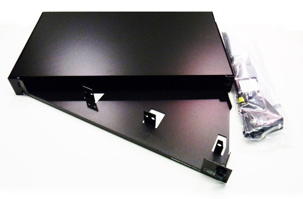 Hubbell FPR3SP 1U 3 slot fiber optic rack mount panel