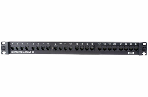Hubbell HP6A24U-HP6A24 Cat6A 24-port patch panel