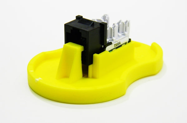 Hubbell HXJ6BK25 RJ45 Ethernet Cat6 black keystone jack 25 pack