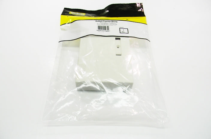 Hubbell ISB6OW 6 port keystone surface mount box office white