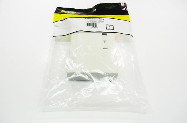 Hubbell ISB6OW 6 port keystone surface mount box office white
