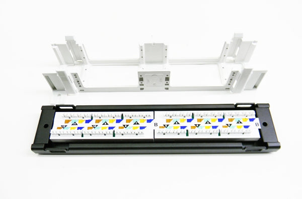 Hubbell HP5E12-P5E12U Cat5e 12-port wall mount patch panel