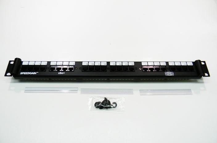 Hubbell HP5E24-P5E24UE Cat5e 24-port patch panel