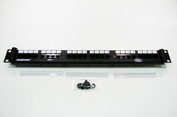 Hubbell HP5E24-P5E24UE Cat5e 24-port patch panel