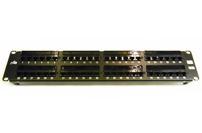 Hubbell HP5E48-P5E48UE Cat5e 48-port patch panel