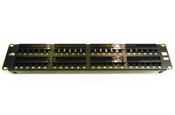 Hubbell HP5E48-P5E48UE Cat5e 48-port patch panel