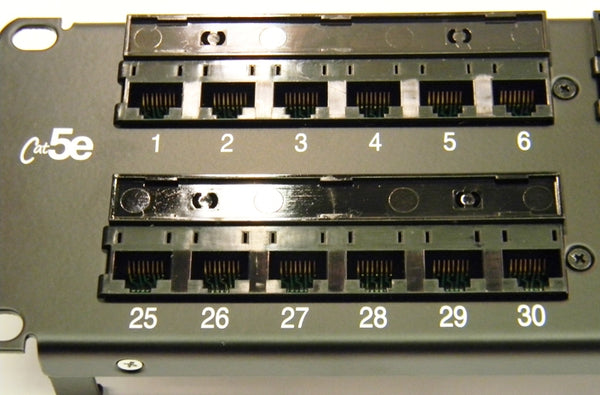 Hubbell HP5E48-P5E48UE Cat5e 48-port patch panel