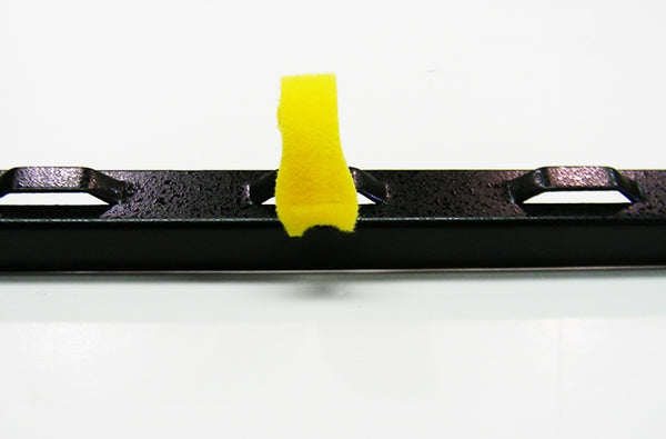 Hubbell rear cable management bar for patch panels.