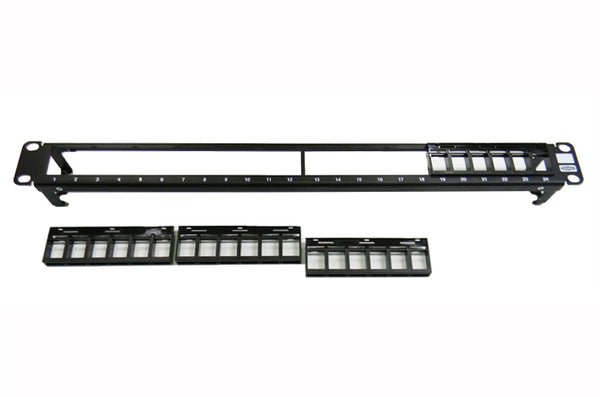Hubbell HPJ24 unloaded 24-port patch panel