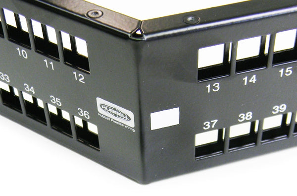 Hubbell UDXA48 unloaded 48-port angled patch panel