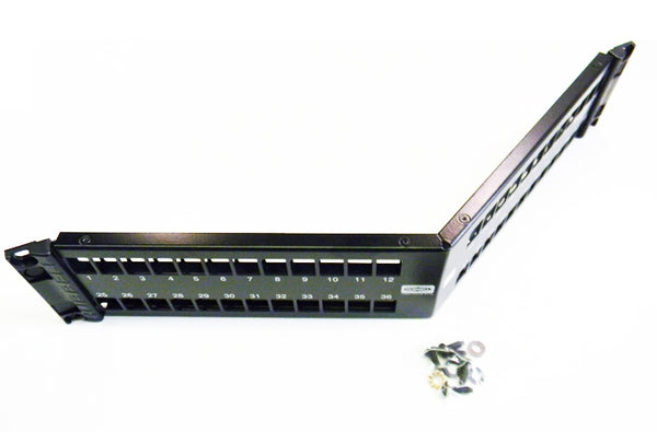 Hubbell UDXA48 unloaded 48-port angled patch panel