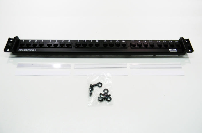 Hubbell HP624-P6E24U Cat6 24-port patch panel