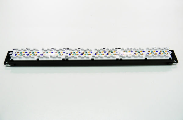 Hubbell HP624-P6E24U Cat6 24-port patch panel