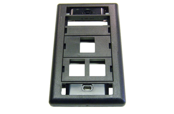 Hubbell IMB05BK iSTATION black .5 unit AV blank module