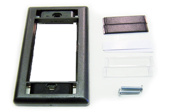 Hubbell IMF1BK 1 gang modular iStation faceplate black