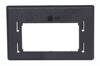 Hubbell HMRBBK furniture reducing adapter black