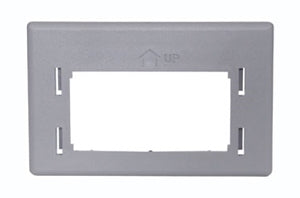 Hubbell HMRBGY furniture reducing adapter grey