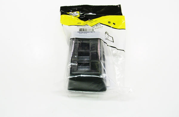 Hubbell FP4BBK 4 port keystone furniture mount faceplate black