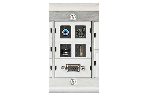 Hubbell SFHC14BK iSTATION HDMI keystone F/F coupler