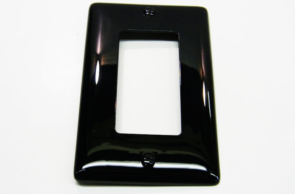 Hubbell NP26BK single gang decorator faceplate black