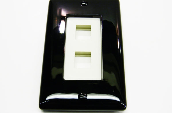 Hubbell NP26BK single gang decorator faceplate black