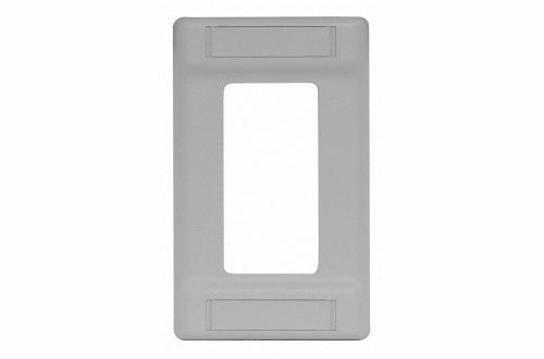Hubbell IFP126GY single gang decorator cover plate grey