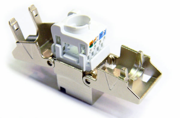 SJ6A Hubbell RJ45 Ethernet Cat6A shielded keystone jack