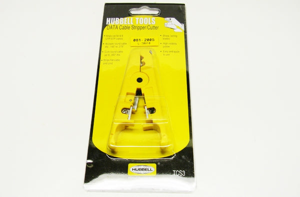 Hubbell TCS3 category cable stripper
