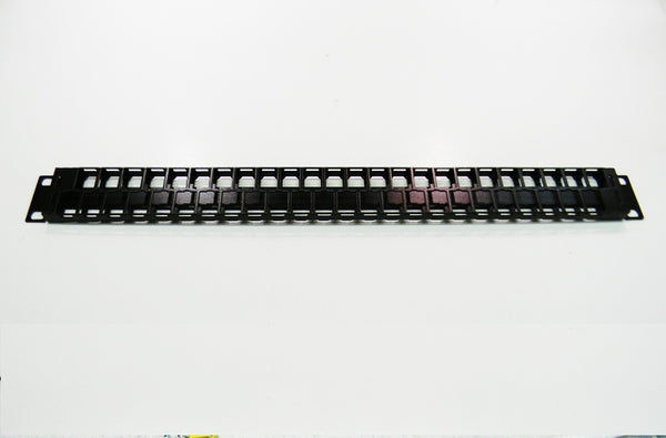 Hubbell UDX48E1U 48 port high density unloaded 1U patch panel