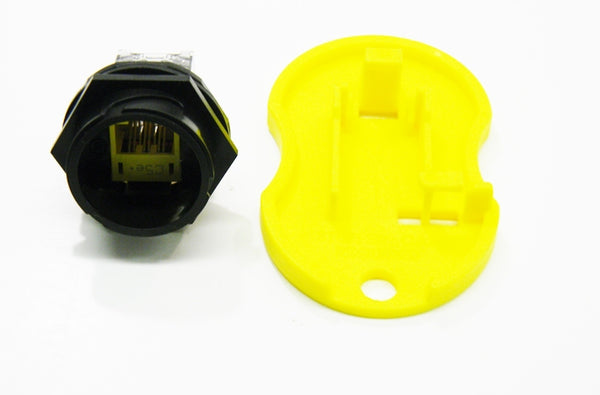 Hubbell HI-IMPACT C5e yellow jack