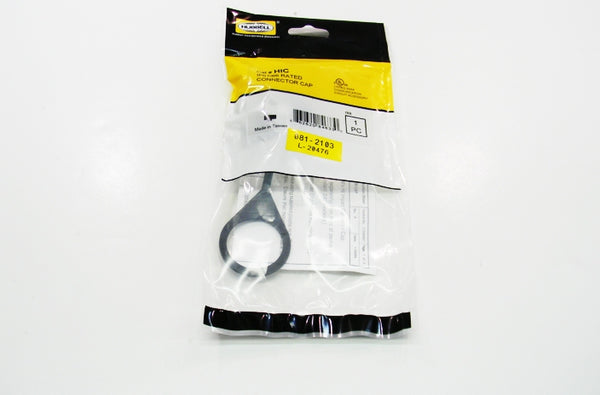 Hubbell HI-IMPACT connector protective cap with lanyard