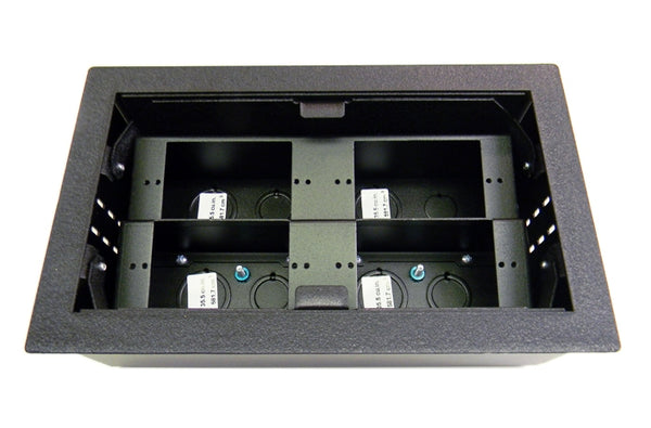 Hubbell HBLPHA4 4 gang boardroom AV box