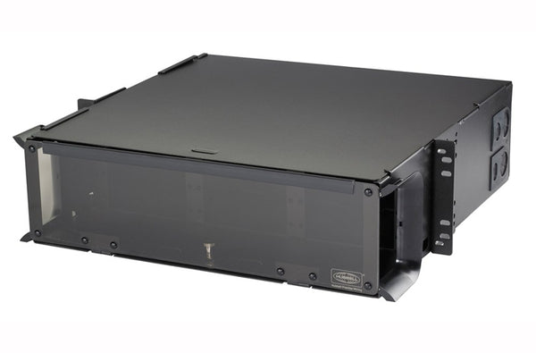 Hubbell FCR3U12SP 3U 12 slot fiber optic rack mount panel