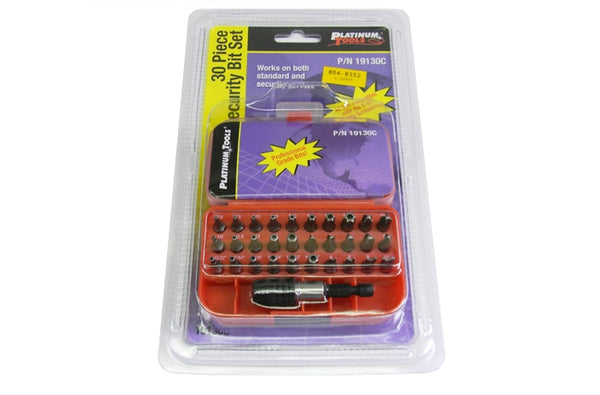 Platinum 19130C 30 Piece Security Bit Set